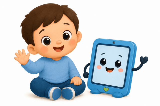 Mati saludando junto a Tabi, el personaje de IA de Matnífico